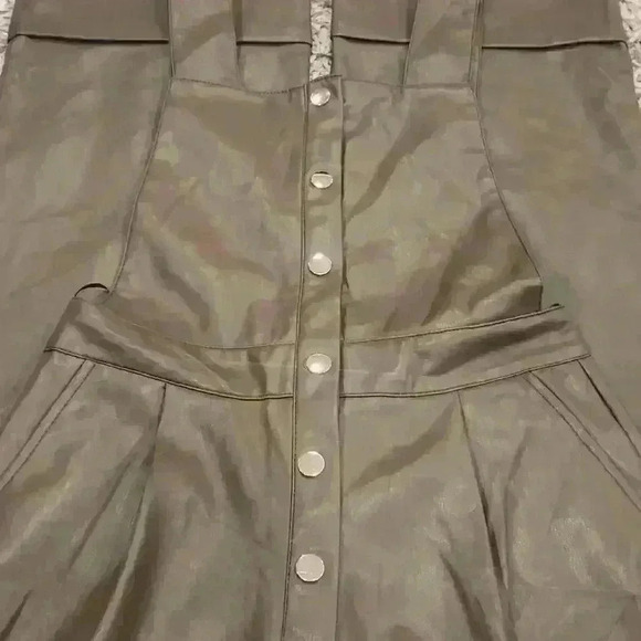 Zara Faux Leather Jumpsuit - Picture 6 of 11